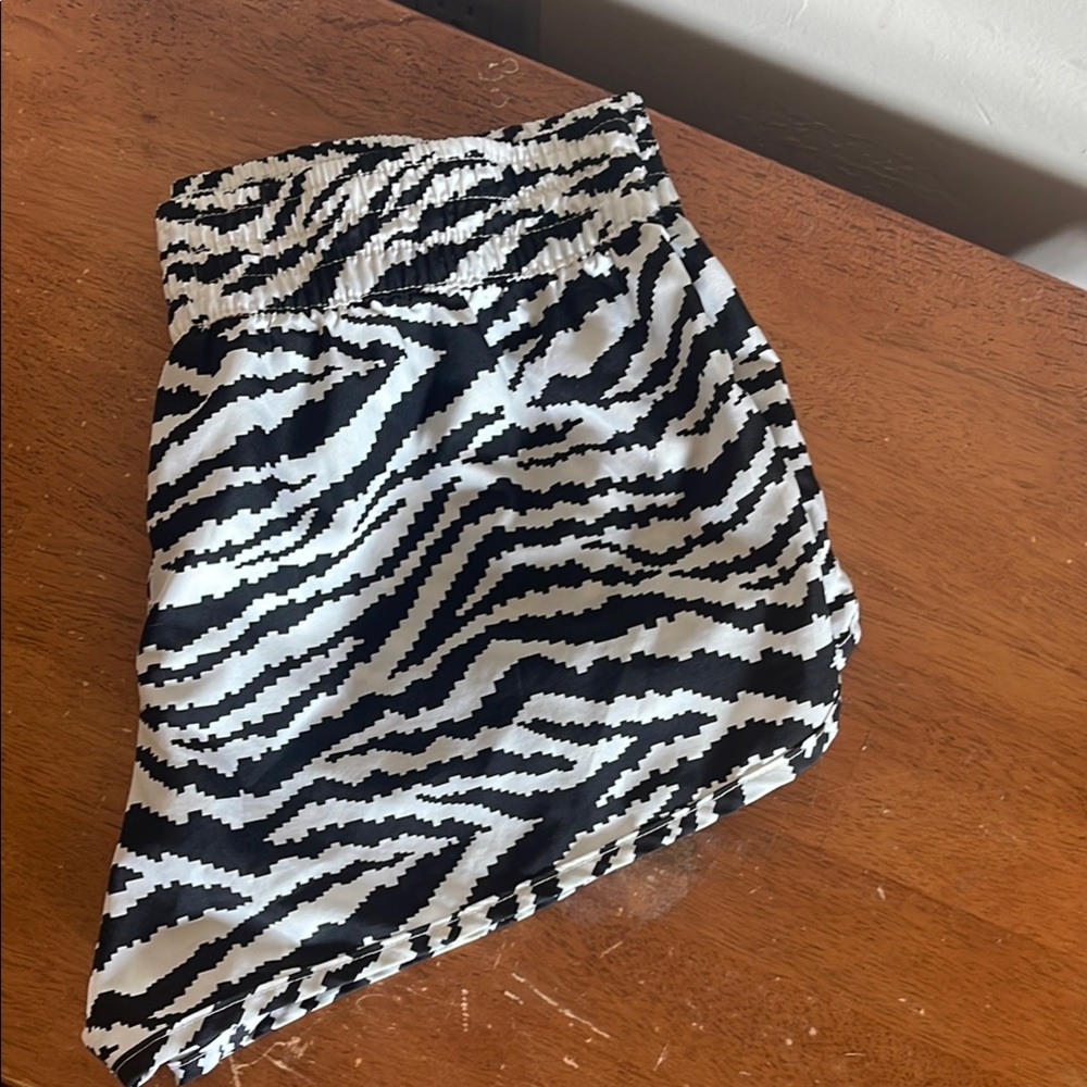 OP Swim Black and White Shorts